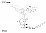 Bosch 3 603 C59 W00 Pws 20-230 Angle Grinder 230 V / Eu Spare Parts
